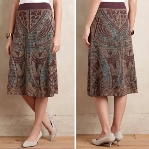 Cecilia Prado Anthroplogie Lumi Sweater Skirt Size Large - Picture 5 of 10